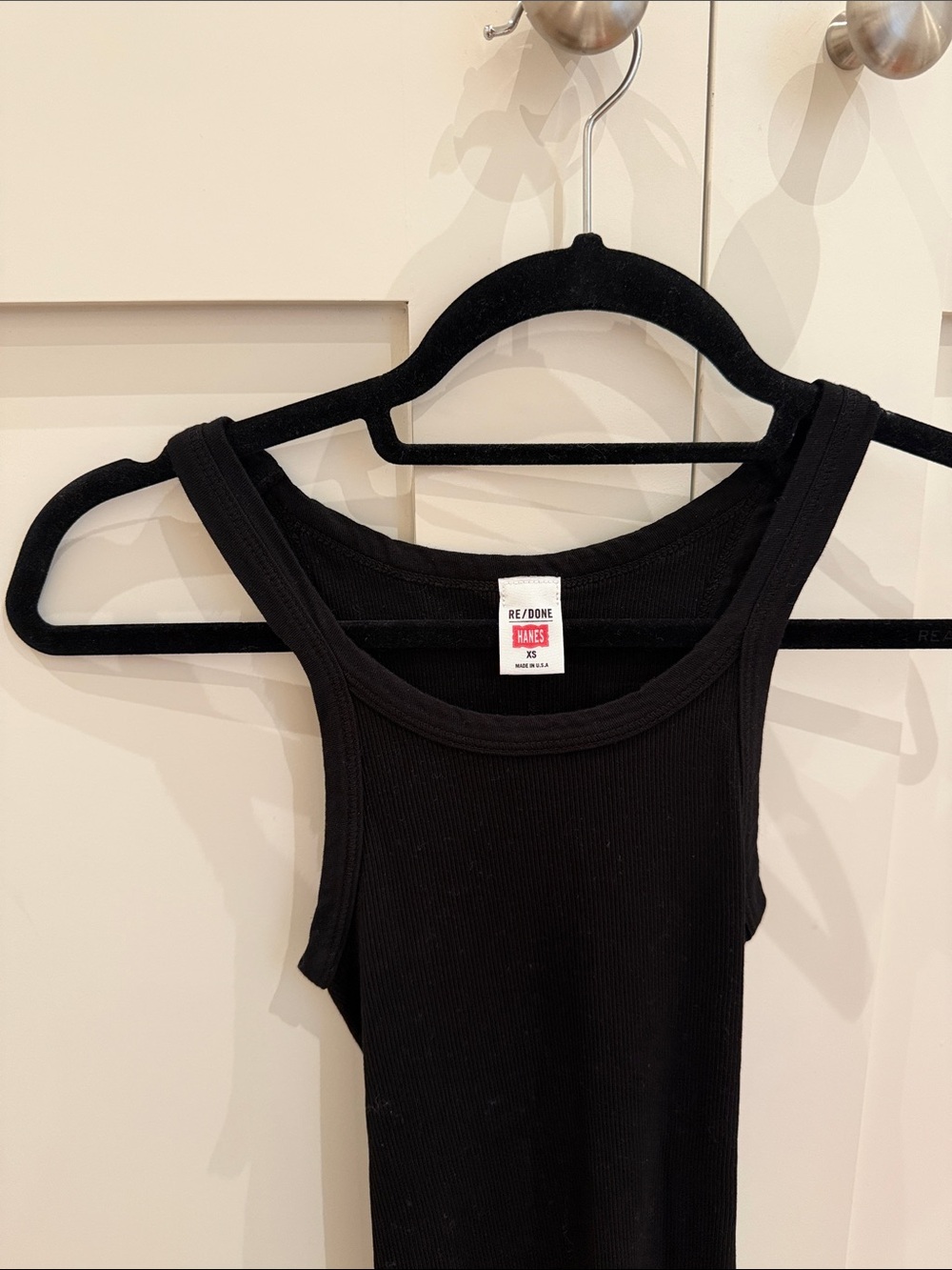Re/Done Hanes Ribbed Tank - Picture 3 of 3